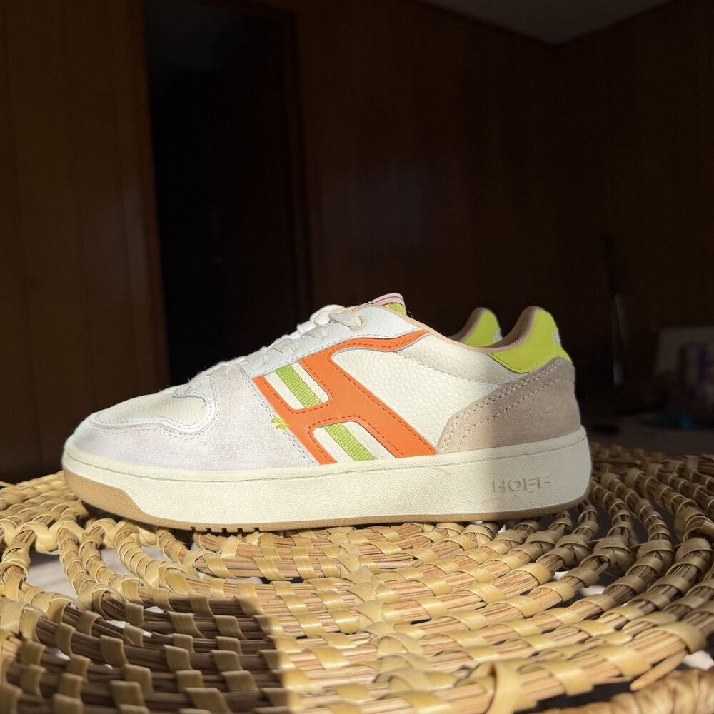 HOFF Gamla Stan Trainers Metro Fl In Multi Beige Cream Sneakers Women’s US 8 - Picture 7 of 16